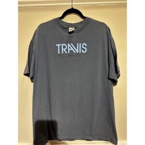 Vintage 2001 TRAVIS The Invisible Band concert tour t-shirt RARE XL, Blue